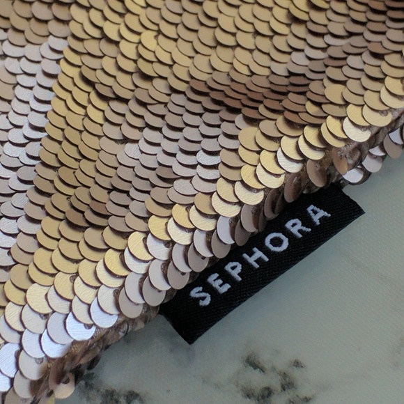 Sephora Sequin Makeup Dust Bag - Picture 3 of 6